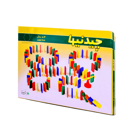 چیدنی ها 100 قطعه، دومینو استاندارد با پنج رنگ استاندارد، اسباب بازی حرفه ای، اسباب بازی های دکتر رز